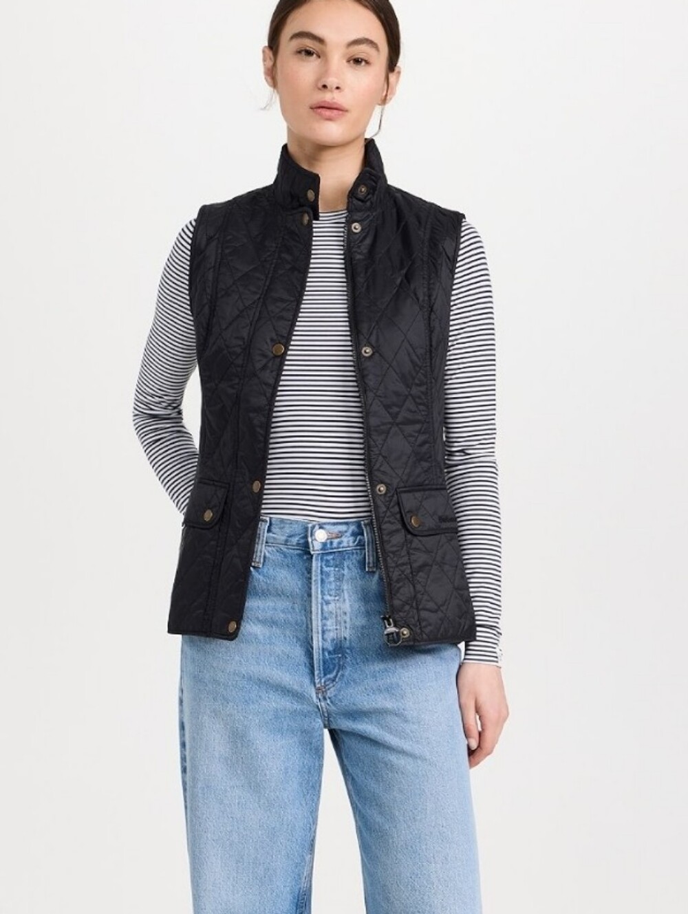 Barbour Women's Otterburn Gilet In Black Size 12